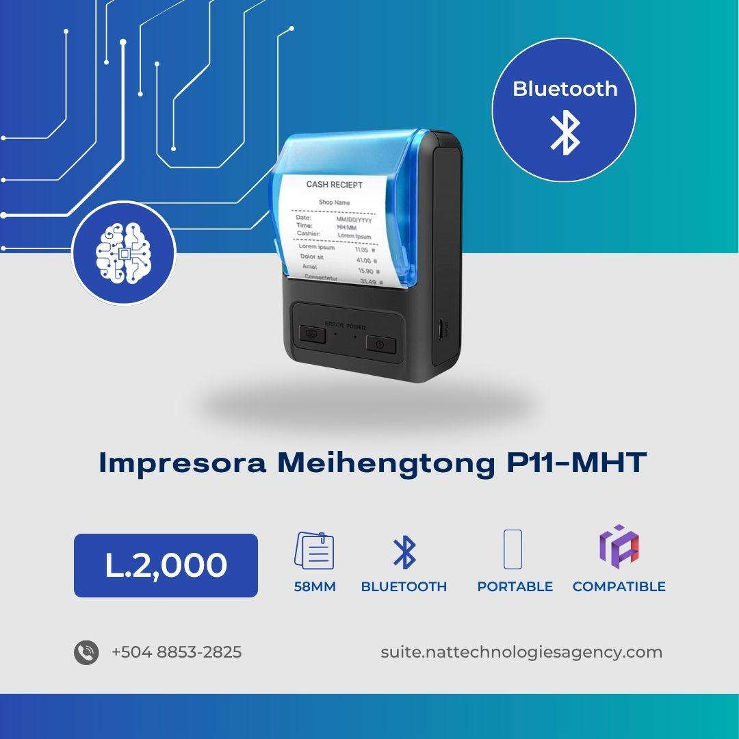 Impresora Térmica Meihengtong P11-MHT Bluetooth 58mm
